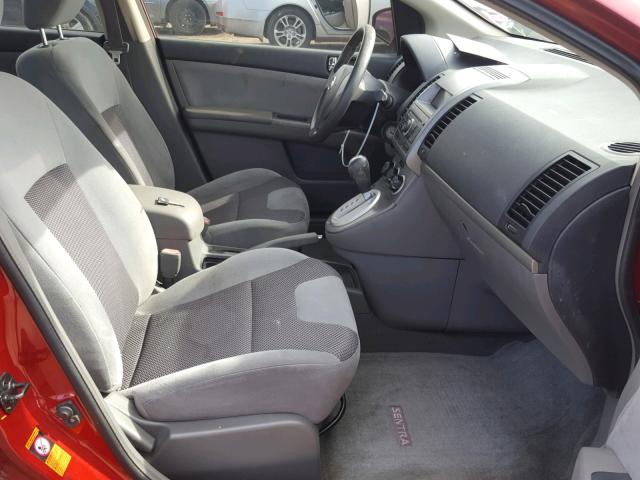 3N1AB61E77L691524 - 2007 NISSAN SENTRA 2.0 BURGUNDY photo 5