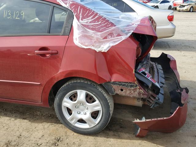 3N1AB61E77L691524 - 2007 NISSAN SENTRA 2.0 BURGUNDY photo 9