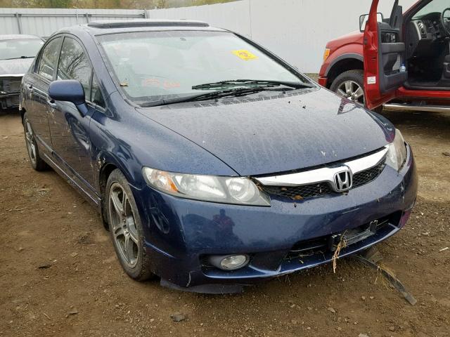 1HGFA16949L001457 - 2009 HONDA CIVIC EXL 蓝色 照片 1