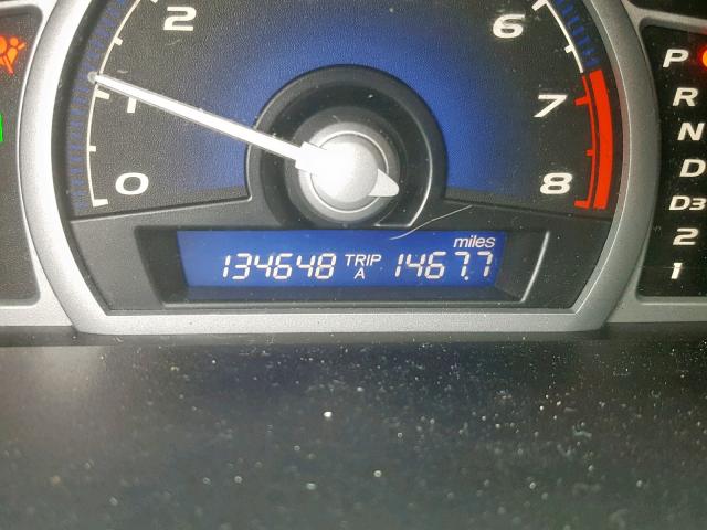 2HGFG12908H547091 - 2008 HONDA CIVIC EXL 黑色 照片 8