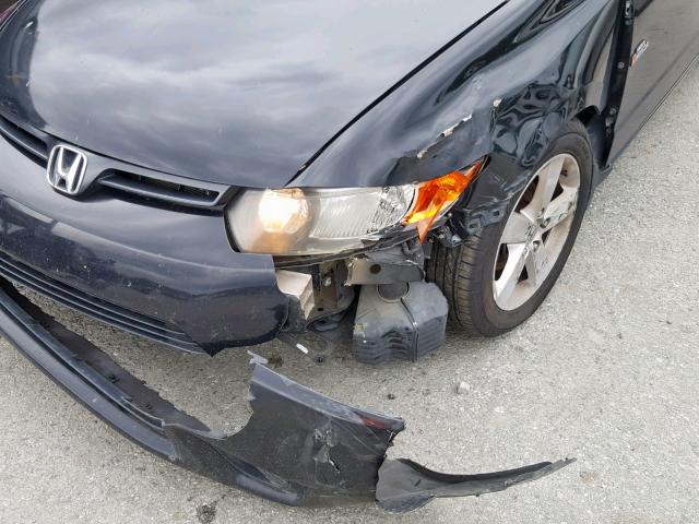2HGFG12908H547091 - 2008 HONDA CIVIC EXL 黑色 照片 9