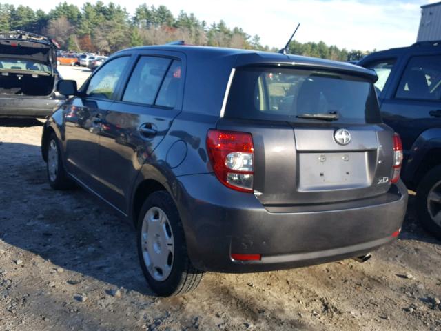 JTKKU4B4XC1027847 - 2012 TOYOTA SCION XD GRAY photo 3