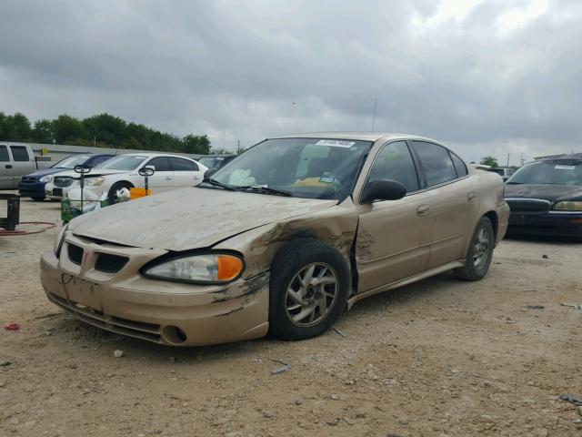 1G2NF52E54M503746 - 2004 PONTIAC GRAND AM S GOLD photo 2