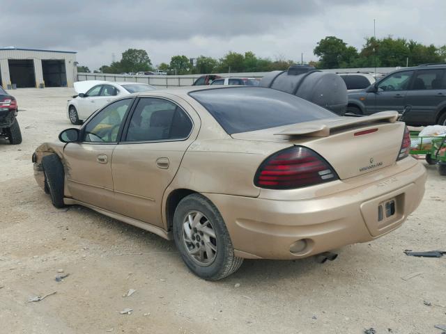 1G2NF52E54M503746 - 2004 PONTIAC GRAND AM S GOLD photo 3