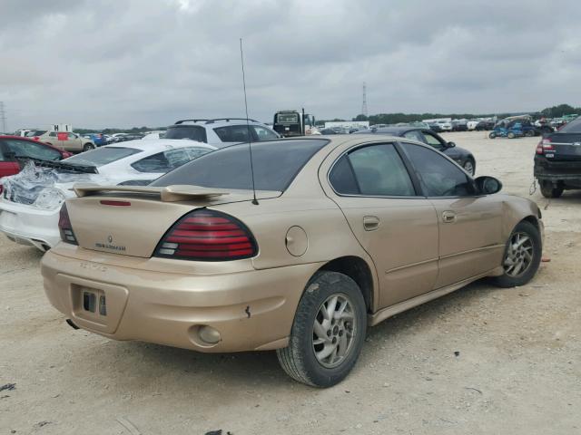 1G2NF52E54M503746 - 2004 PONTIAC GRAND AM S GOLD photo 4