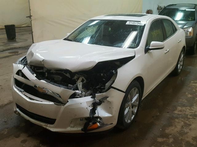 1G11H5SA9DF149440 - 2013 CHEVROLET MALIBU LTZ WHITE photo 2