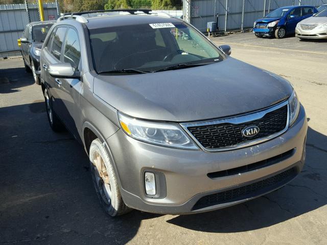 5XYKT4A66FG626018 - 2015 KIA SORENTO LX GRAY photo 1