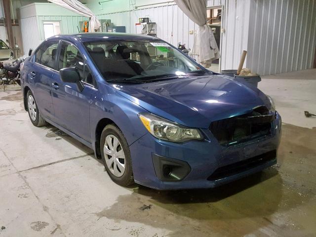 JF1GJAA67DH022160 - 2013 SUBARU IMPREZA BLUE photo 1