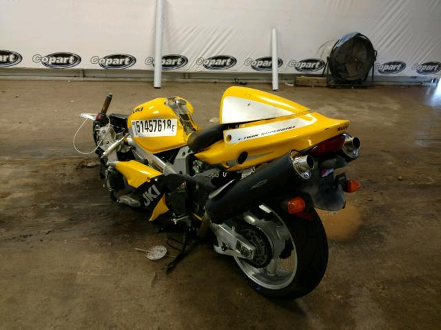 JS1VT52A822100722 - 2002 SUZUKI TL1000 R YELLOW photo 3