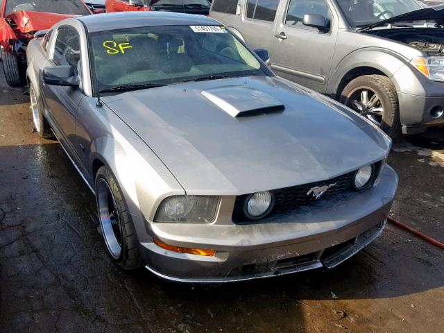 1ZVHT82H085116399 - 2008 FORD MUSTANG GT SILVER photo 1