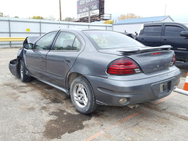 1G2NE52E65M210295 - 2005 PONTIAC GRAND AM S GRAY photo 3