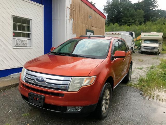 2FMDK48C17BA70905 - 2007 FORD EDGE SEL ORANGE photo 2