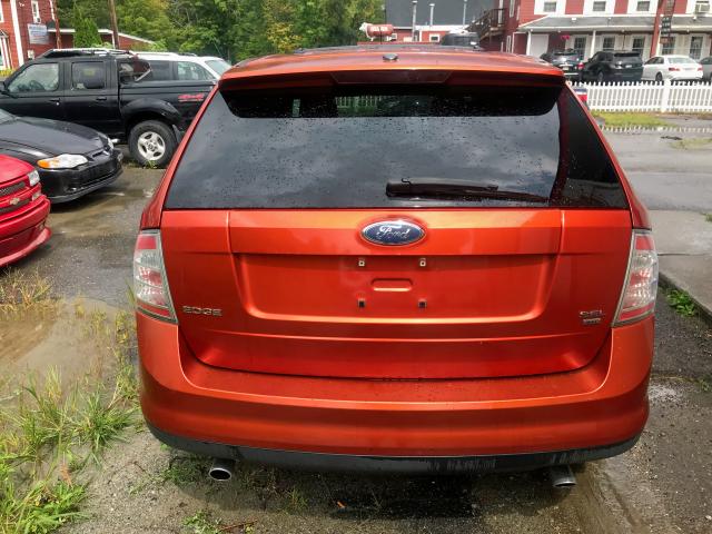 2FMDK48C17BA70905 - 2007 FORD EDGE SEL ORANGE photo 4