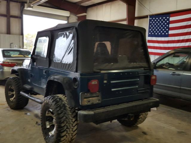 1J4FY19S4VP430183 - 1997 JEEP WRANGLER / GREEN photo 3