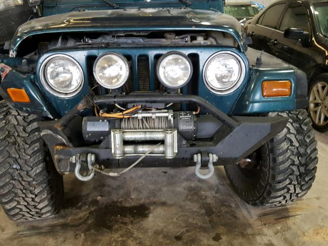 1J4FY19S4VP430183 - 1997 JEEP WRANGLER / GREEN photo 9