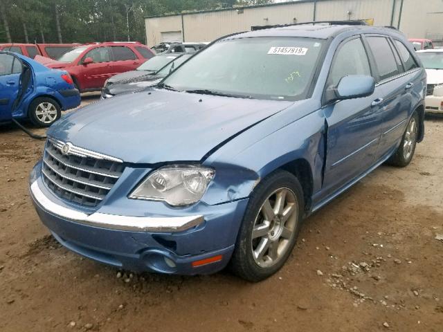 2A8GM78X77R202288 - 2007 CHRYSLER PACIFICA L BLUE photo 2