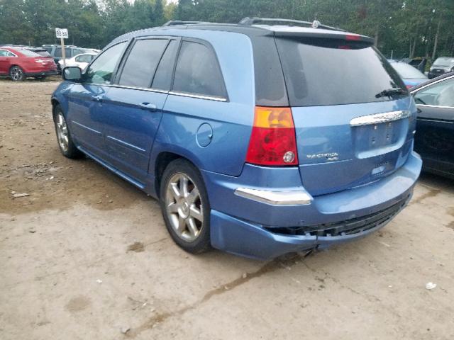2A8GM78X77R202288 - 2007 CHRYSLER PACIFICA L BLUE photo 3