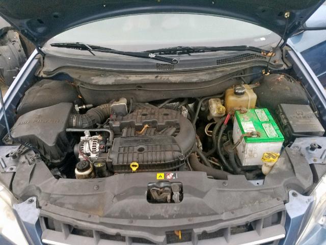 2A8GM78X77R202288 - 2007 CHRYSLER PACIFICA L BLUE photo 7