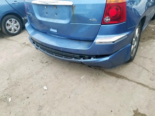 2A8GM78X77R202288 - 2007 CHRYSLER PACIFICA L BLUE photo 9