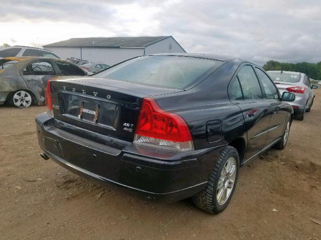 YV1RH592692732789 - 2009 VOLVO S60 2.5T BLACK photo 4