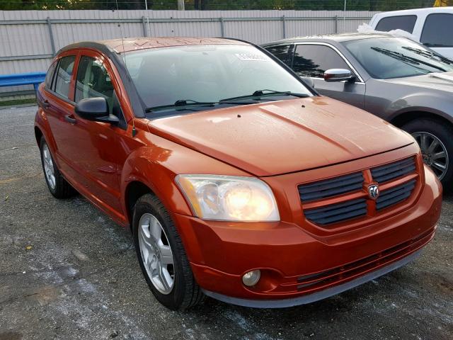 1B3HB48B47D314751 - 2007 DODGE CALIBER SX ORANGE photo 1