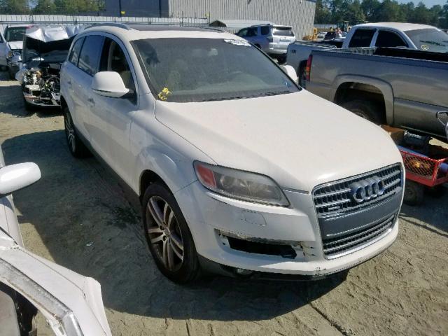 WA1BY74L17D069209 - 2007 AUDI Q7 3.6 QUA WHITE photo 1