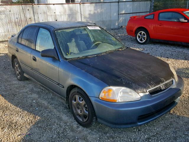 JHMEJ652XVS019228 - 1997 HONDA CIVIC DX BLUE photo 1