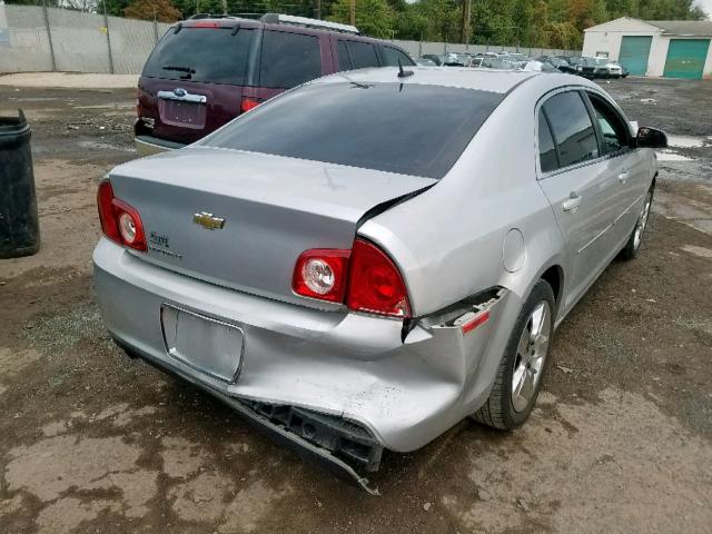 1G1ZC5EB0AF323588 - 2010 CHEVROLET MALIBU 1LT 银色 照片 4