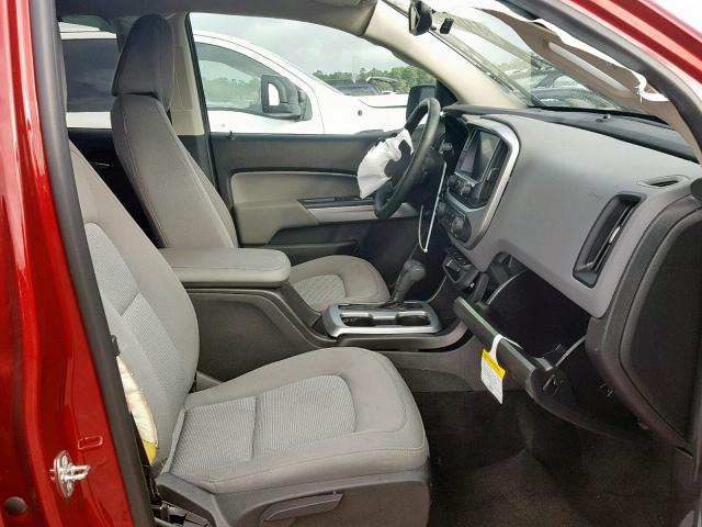 1GCGSCEN6J1237599 - 2018 CHEVROLET COLORADO L MAROON photo 5