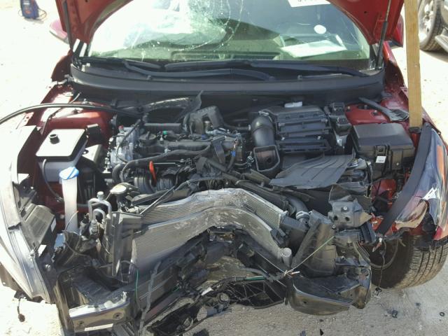 5NPE34AFXHH594571 - 2017 HYUNDAI SONATA SPO RED photo 7