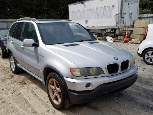 5UXFA535X2LP55474 - 2002 BMW X5 3.0I SILVER photo 1