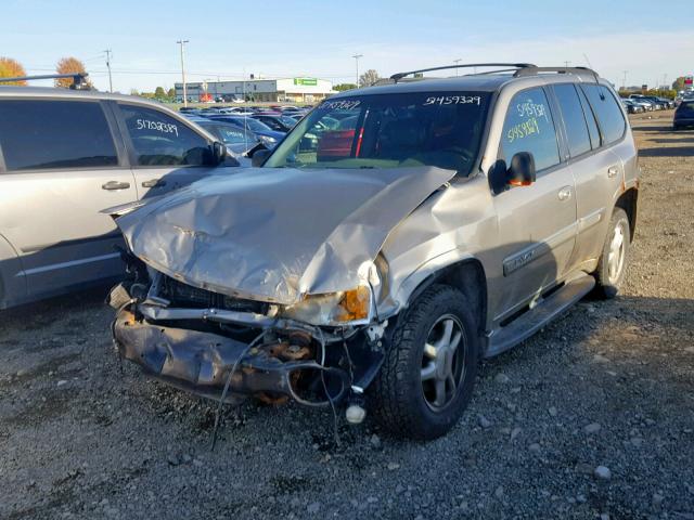 1GKDT13S922415051 - 2002 GMC ENVOY SILVER photo 2