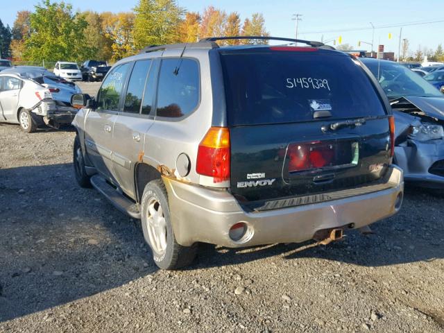 1GKDT13S922415051 - 2002 GMC ENVOY SILVER photo 3