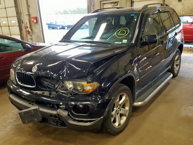 5UXFA13526LY44888 - 2006 BMW X5 3.0I BLACK photo 2