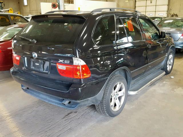 5UXFA13526LY44888 - 2006 BMW X5 3.0I BLACK photo 4