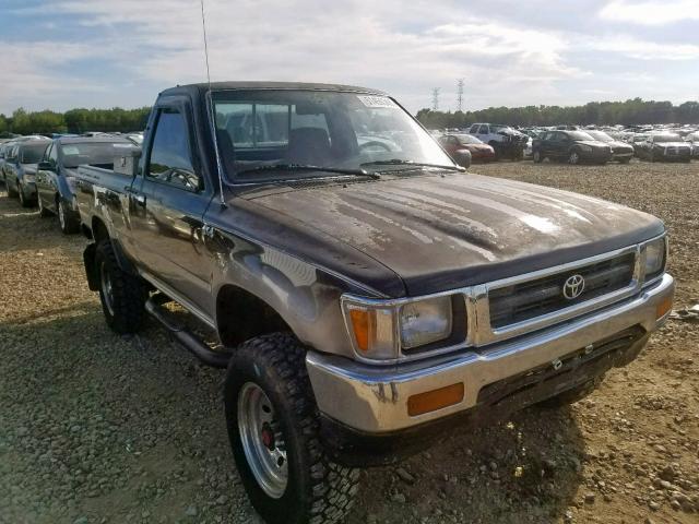 JT4RN01P0N0037707 - 1992 TOYOTA PICKUP 1/2 GRAY photo 1