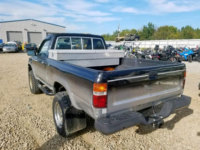 JT4RN01P0N0037707 - 1992 TOYOTA PICKUP 1/2 GRAY photo 3