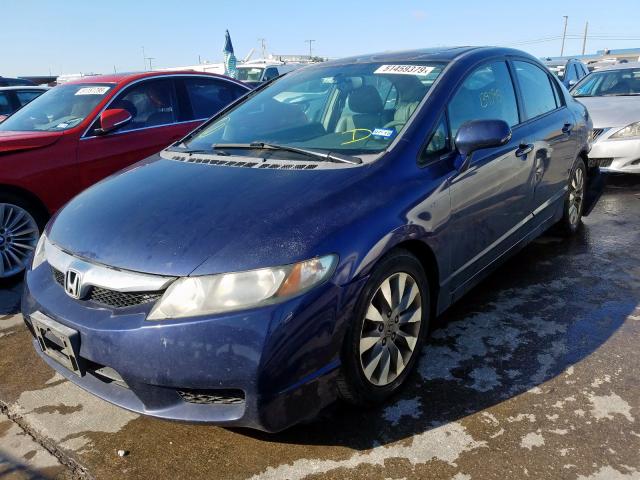 2HGFA169X9H504116 - 2009 HONDA CIVIC EXL 蓝色 照片 2