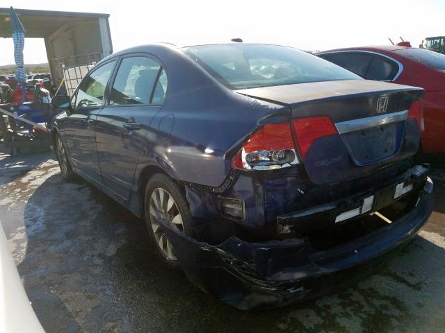 2HGFA169X9H504116 - 2009 HONDA CIVIC EXL 蓝色 照片 3