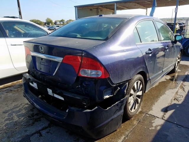 2HGFA169X9H504116 - 2009 HONDA CIVIC EXL 蓝色 照片 4
