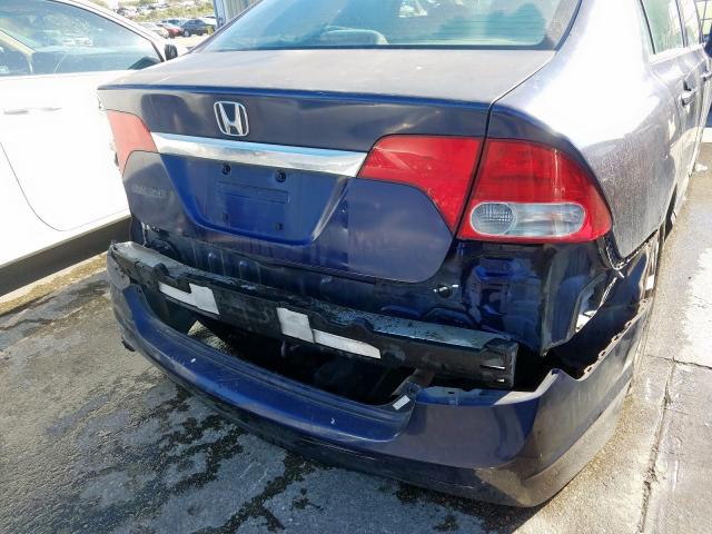2HGFA169X9H504116 - 2009 HONDA CIVIC EXL 蓝色 照片 9