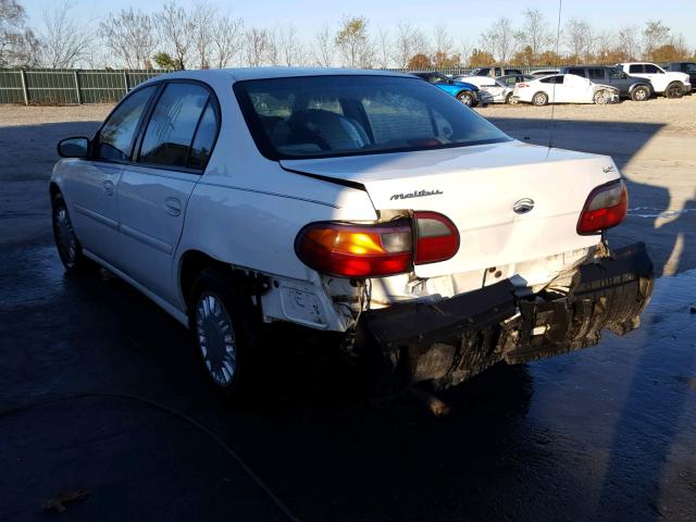 1G1ND52J3Y6159514 - 2000 CHEVROLET MALIBU WHITE photo 3