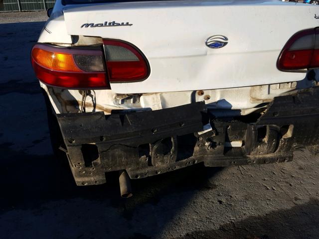 1G1ND52J3Y6159514 - 2000 CHEVROLET MALIBU WHITE photo 9