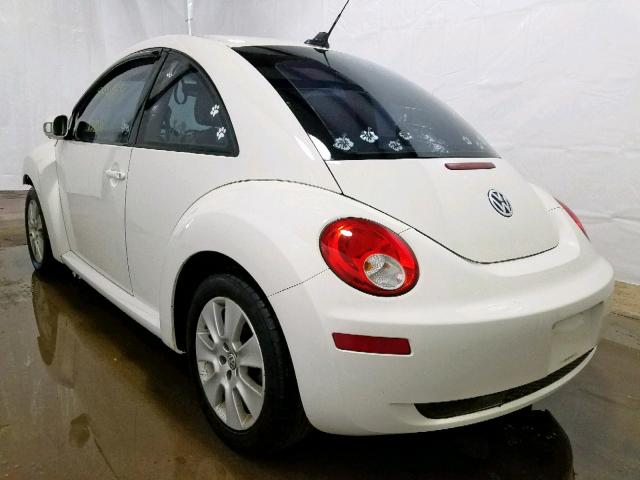 3VWRG31CX9M517147 - 2009 VOLKSWAGEN NEW BEETLE თეთრი ფოტო 3