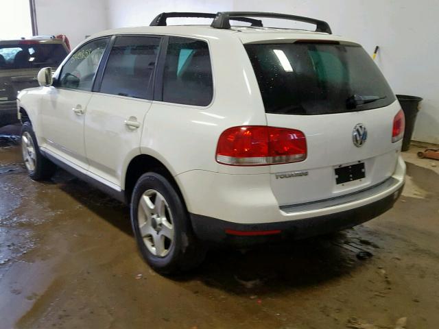 WVGZG77L15D021205 - 2005 VOLKSWAGEN TOUAREG 3. WHITE photo 3