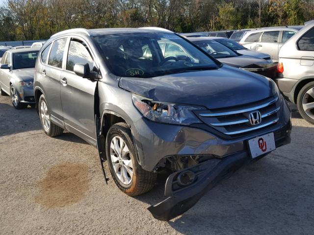 2HKRM4H75DH659561 - 2013 HONDA CR-V EXL GRAY photo 1