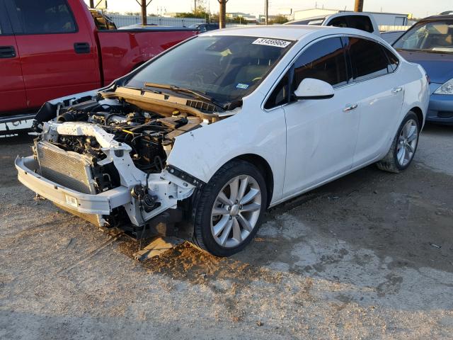 1G4PR5SK6E4149038 - 2014 BUICK VERANO CON WHITE photo 2