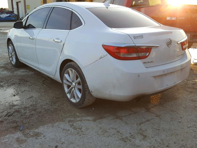 1G4PR5SK6E4149038 - 2014 BUICK VERANO CON WHITE photo 3