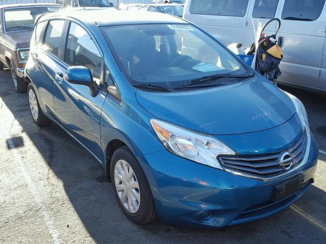 3N1CE2CP9EL368998 - 2014 NISSAN VERSA NOTE TEAL photo 1