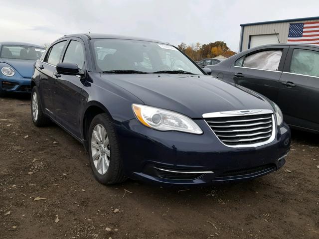 1C3CCBBB3DN738144 - 2013 CHRYSLER 200 TOURIN BLUE photo 1